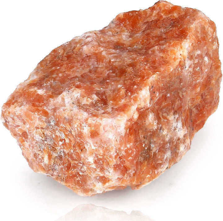 Moonstone Raw Crystal Stone - Natural Healing Rock Rough Gemstone 1.77-2.17" for Lovers, Beginners, Collectors - Reiki Spiritual Gift