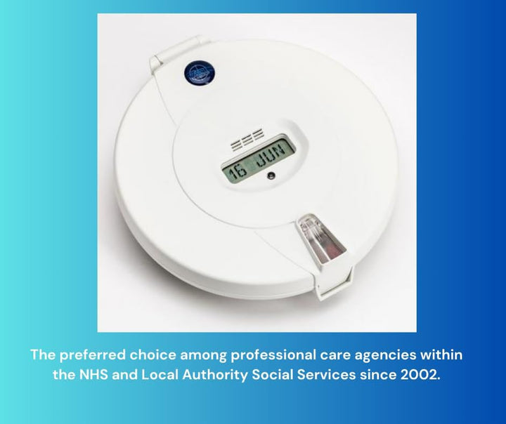 Advance Automatic Pill Dispenser with 24 Alarms - Enhanced Security & Advanced Technology Trusted by the NHS to Help Dementia, Alzheimer'S & Elderly Patients to Take Their Medication