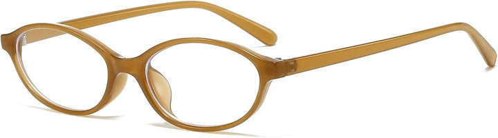 Oval Blue Light Glasses for Women Men Small Cat Eye Frame anti Eye Satrain Headache Eyeglasses Y2K Clear Lens for Computer Gaming Reading