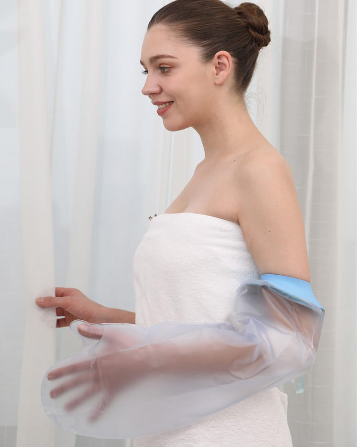 Waterproof Cast Cover Arm, Plaster Cast Waterproof Cover Arm, Cast Cover for Shower Arm Cast Waterproof Cover, Soft Comfortable Arm Cast Cover for Swimming, Reusable Cast Protectors