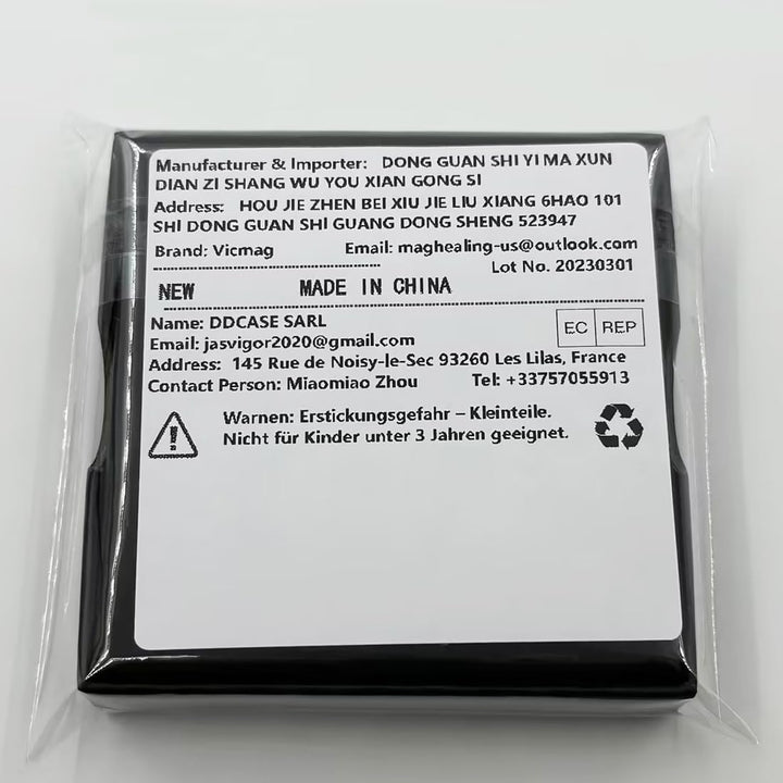 2PCS Copper Magnetic Rings for Women & Men with Strong Ultra Strength Magnets 99.99% Solid Pure Copper Adjustable with Gift Box