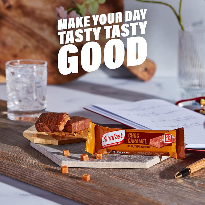 Snack Bar, Low Calorie Snack, Choc Caramel Flavour, 30 X 26 G Multipack (Packing May Vary)