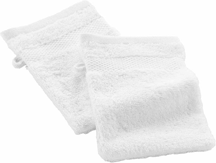 , Elegance 2 Wash Mitts 15 X 21 Cm Anthracite 100% Cotton Plain