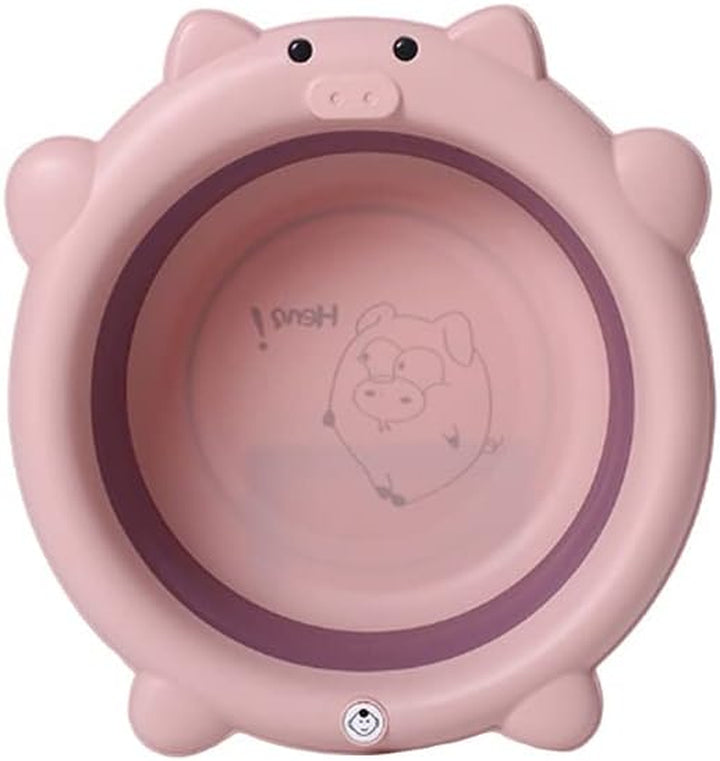 Baby Collapsible Wash Basin Multipurpose Portable Kids Folding Wash Basin Bowl Dish Tub for Home Kitchen Bowl Outdoor Travel Camping Washing
