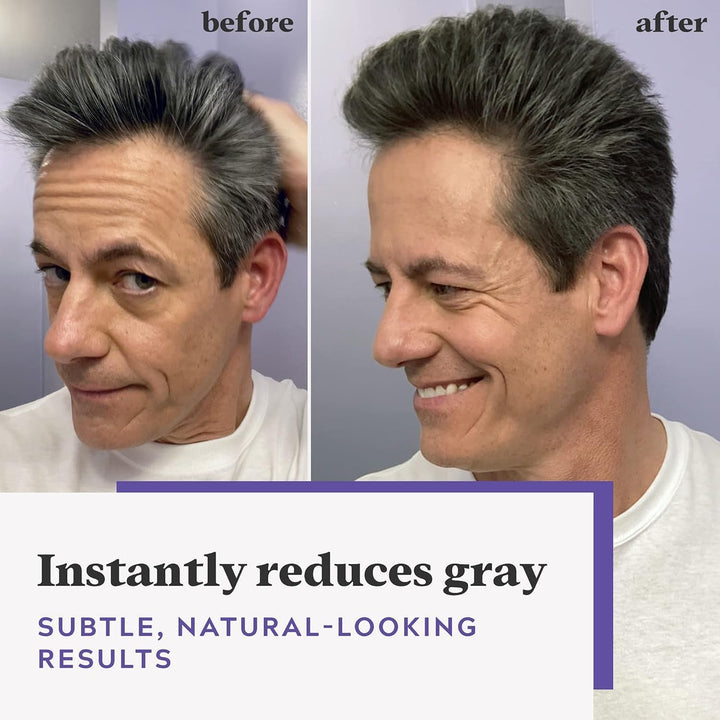 Touch of Grey Dark Brown Hair Dye for a Natural Salt & Pepper Look, T45