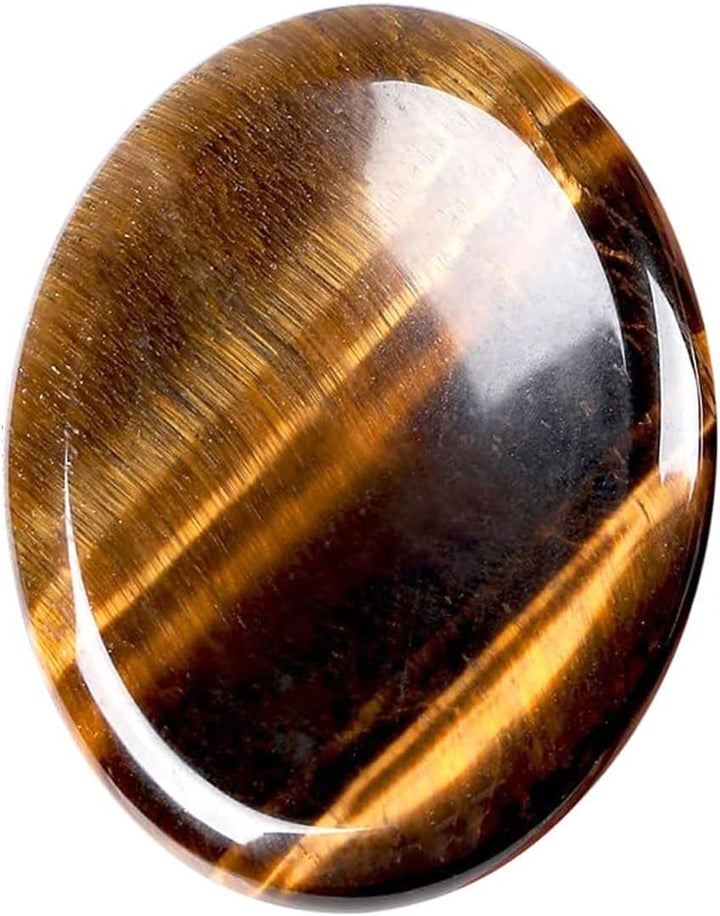 7 Chakra Crystal Worry Stone for Anxiety Relief for Adults,Healing Crystal Gifts for Women,Polished Crystal Gemstone Thumb Stone Mindfulness Gifts Small Gifts Stocking Fillers Women