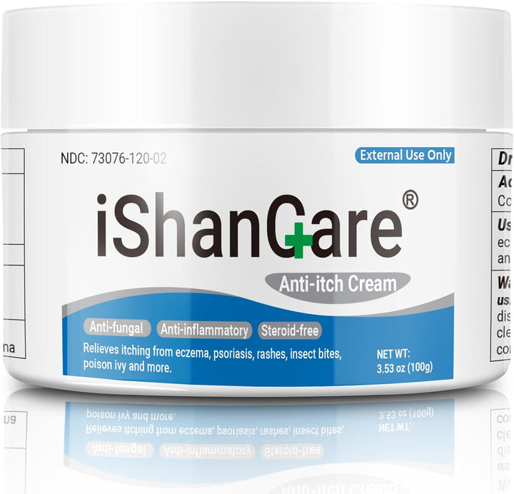 ® anti Itch Cream, Maximum Strength Instant Itch Relief for Rash, Eczema, Bug/Mosquito Bites, Psoriasis, Poison Ivy, Dermatitis, Soothing Moisturizer for Dry, Sensitive Skin