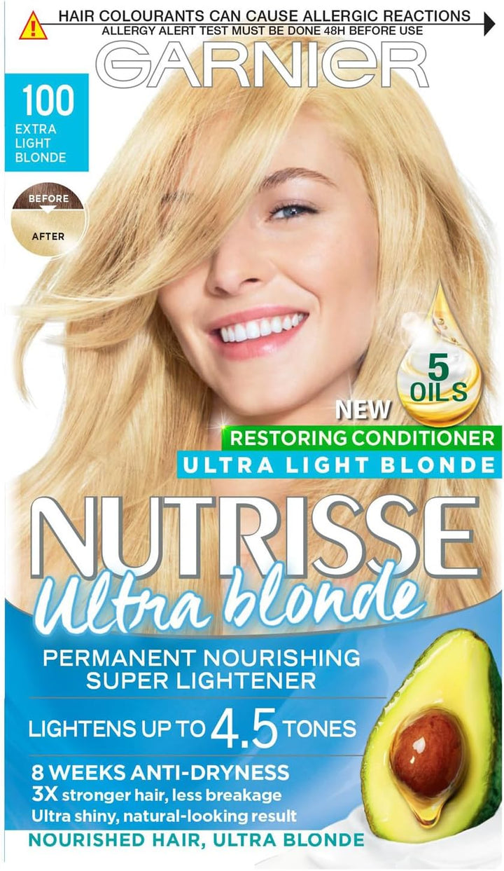 Nutrisse Ultra Crème Vegan Hair Dye, 6 Light Brown. Offers 100% Grey Coverage and Soft, Naturally Beautiful 8-Week Colour. a Gentle, No-Ammonia, Vegan Formula for Luminous, Healthy Hair.