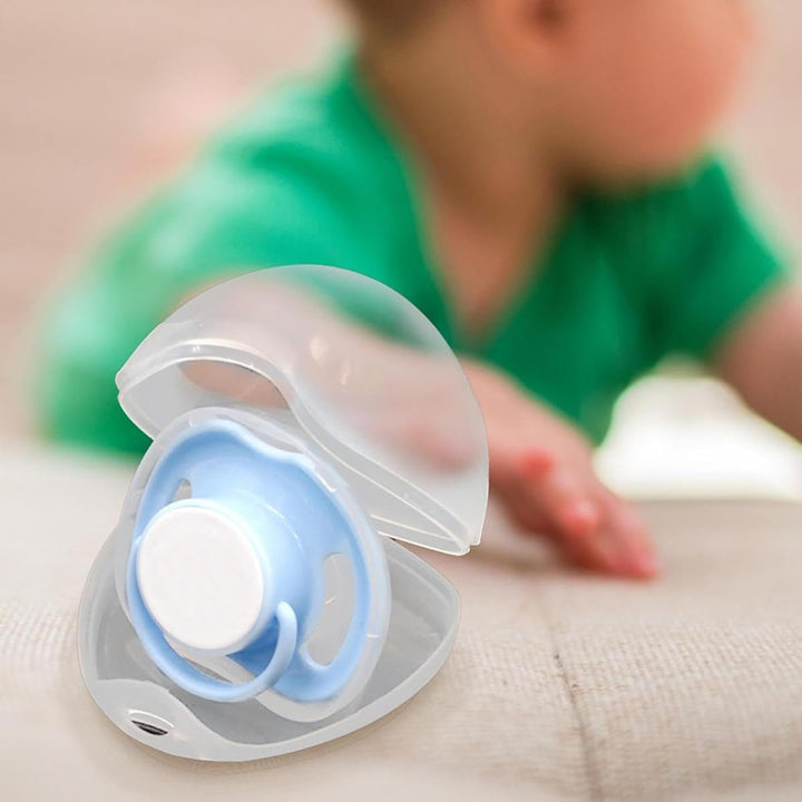 3PCS Dummy Case Pacifier Storage Box Transparent Baby Soother Pods Nipple Shield Case & Pacifier Cases for Travel and Home