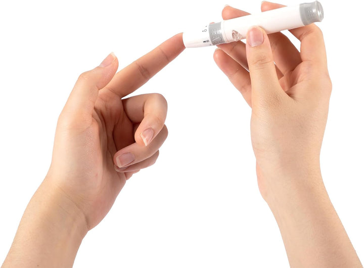 Diabetes Test Strips for Blood Glucose Monitor 100 X Strips & 100 X Lancets, Glucose Test Strips, Blood Lancets for UK Diabetics No Coding Needed