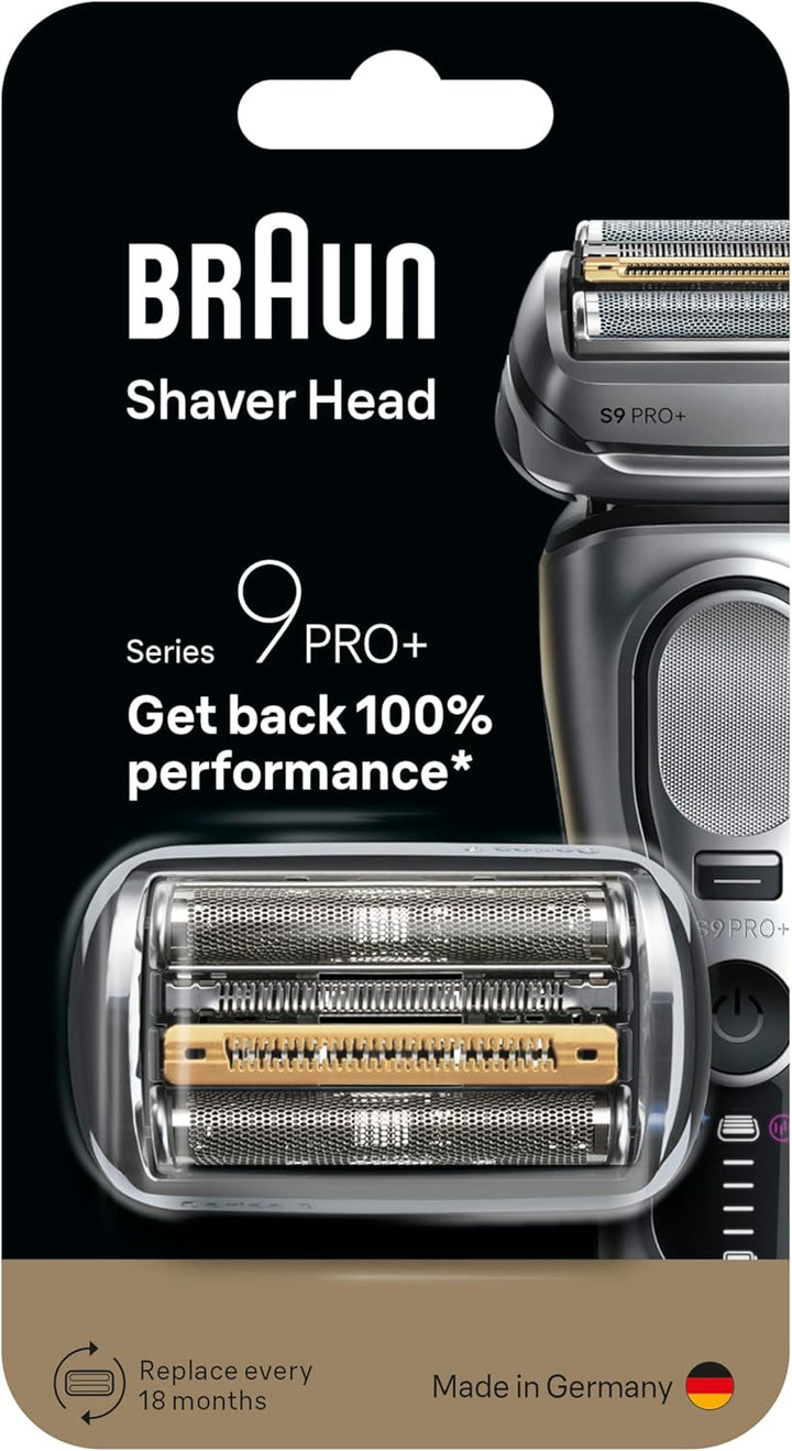 Series 9 PRO+ Electric Shaver ORIGINAL Replacement Head, Get Back 100 Percent Shaving Performance, Compatible with Series 9 Shavers, Made in Germany , 96M