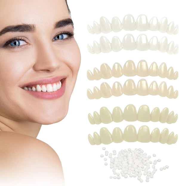 Tooth Repair Kit Broken Teeth False Moldable Filling Permanent Denture Replacement Missing Cavity Filler Instant Smile Temporary Temp Chipped Care Shades Covers Diy Beads Hole Flipper Wax Plastic Gap