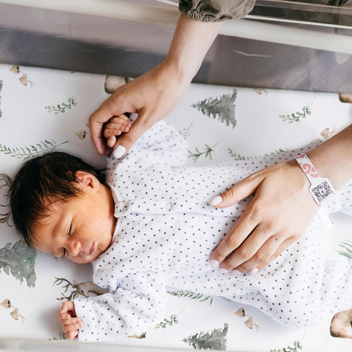 2 Pack Moses Basket Fitted Sheets, Newborn Pram Sheets Fitted, 100% Microfiber Oeko-Tex100 Cozy and Breathable Crib Baby Bassinet Sheets for Boy and Girl, Easy Care Soft Fitted Sheet