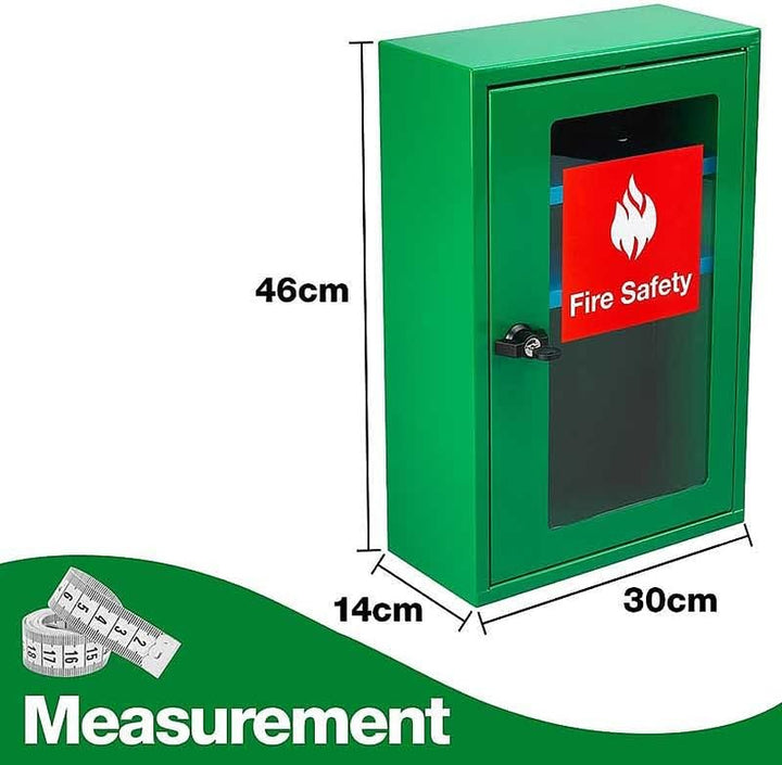 AED Defibrillator Wall Cabinet with Thumb Lock