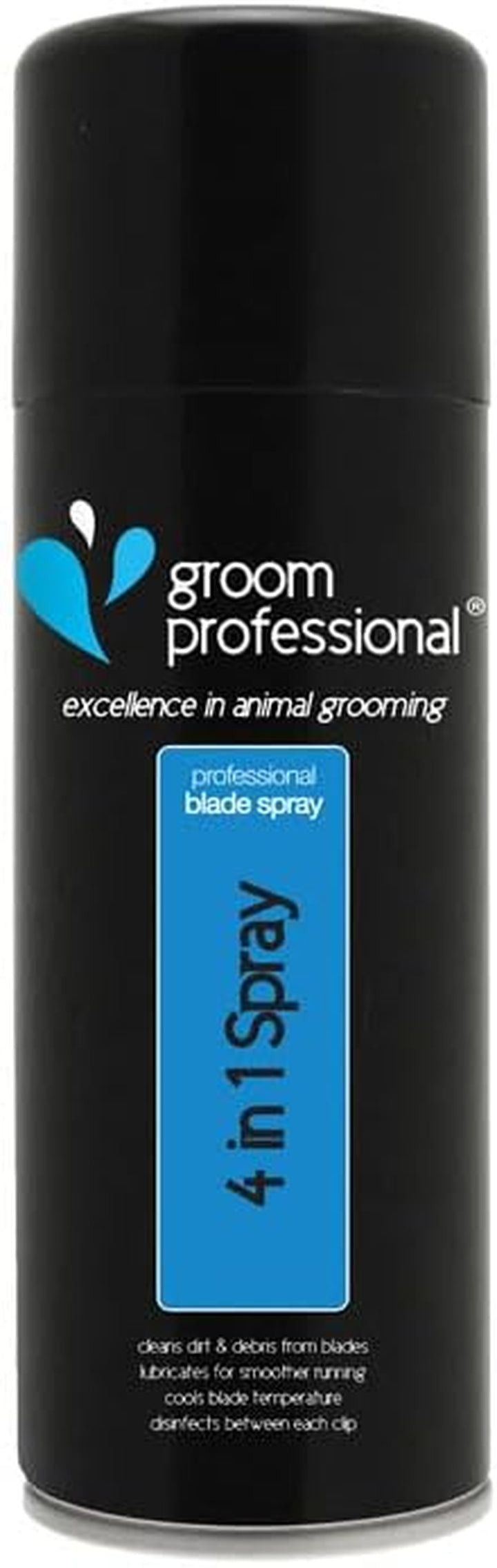 4-In-1 Clipper Blade Spray - Improves Blade Performance - Clipper Blade Lubricant - Used to Cool, Lubricate, Clean & Disinfect Clippers Blades - Instantaneous Results, 400Ml