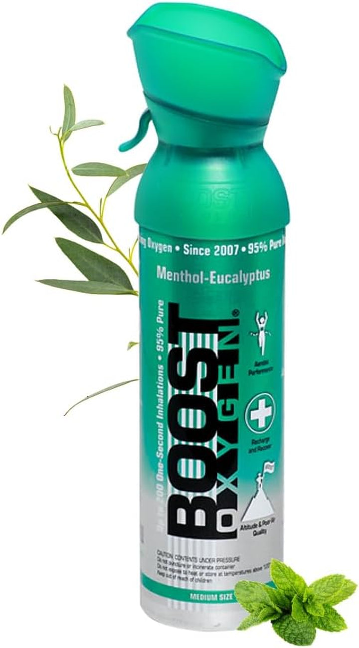 Cylinder - Portable Oxygen Cylinder for Breathing up to 100 Uses | Pink Grapefruit Pure Oxygen Can Promotes Free Breathing, Assists with Hangovers, Colds, & Revitalizes Lungs 5L