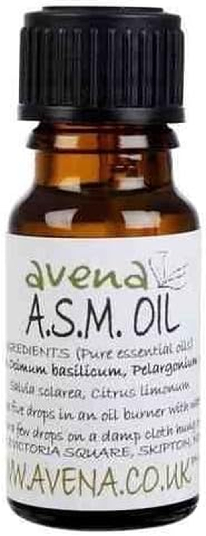 ASM Burning Oil 10Ml - Ideal for Use by Asthma Sufferers Natural Oils AVN