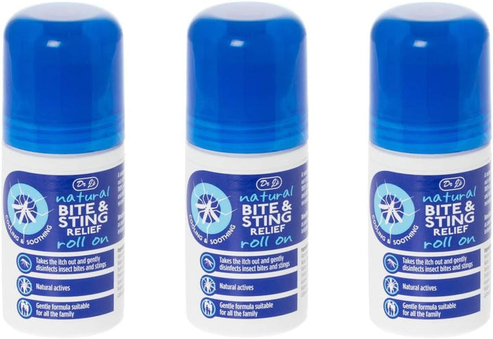 BITE & Sting Relief Roll on with Witch Hazel & Aloe Vera, 3 X 50 Ml