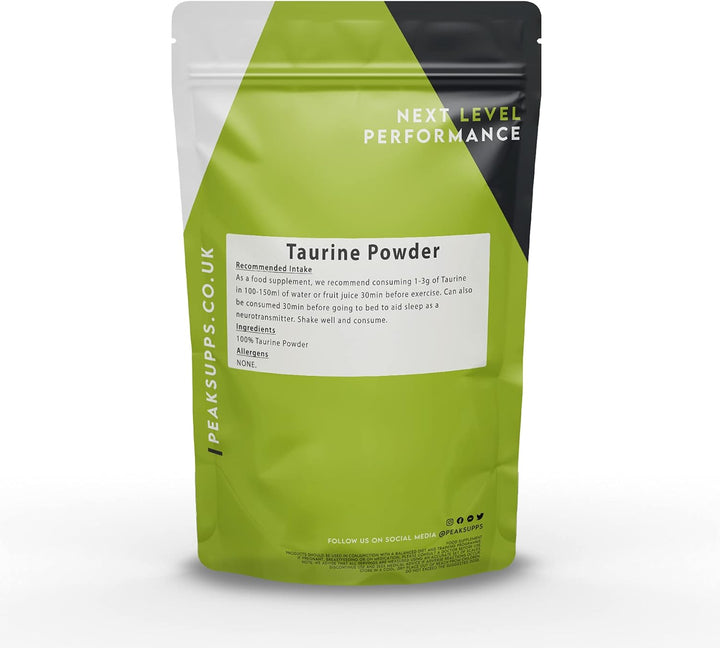Taurine Powder 1Kg | Amino Acid | Suitable for Vegans | 3Rd Party Tested
