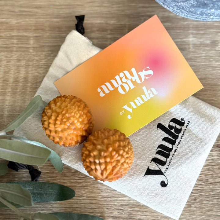 The Aura Orbs by  | Better than a Birth Comb | Labour Balls | Pain Relief | Acupressure | Massage Tool | Made by a Midwife