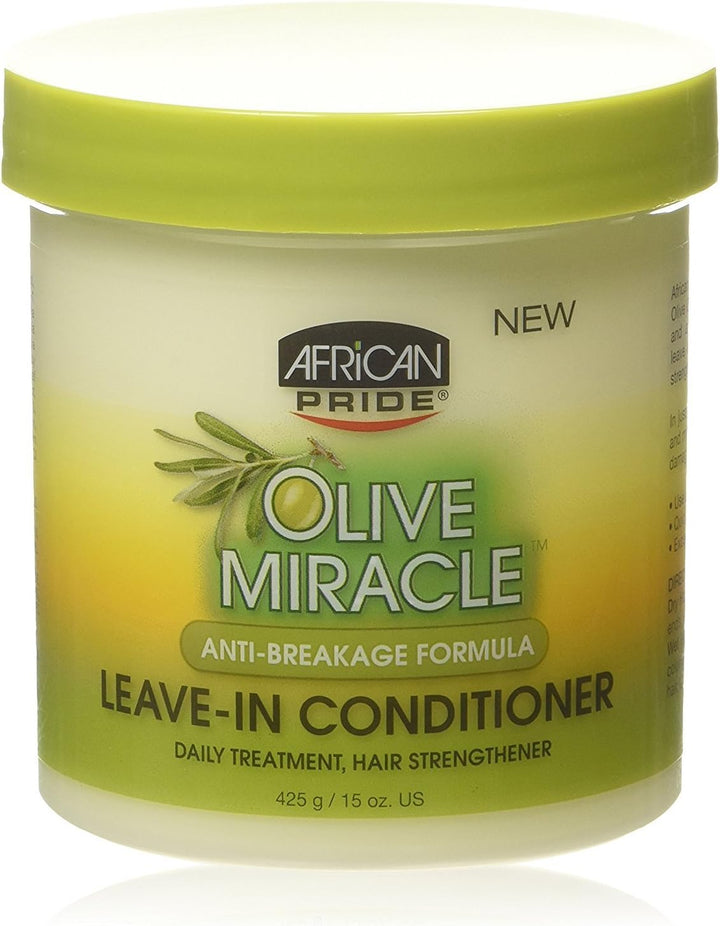 Olive Miracle Anti-Breakage Leave-In Conditioner 425G/15Oz