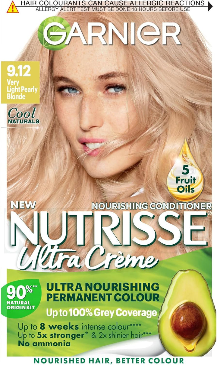 Nutrisse Permanent Hair Dye, Natural-Looking, Hair Colour Result, for All Hair Types, 5 Mocha Brown