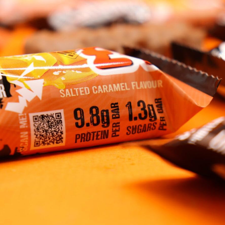 Crunch Mini (Snacksize) – Protein Bars – 9G+ Protein per Bar – Low Carb, Low Sugar Snack – 24 Pack X 32G (Salted Caramel)