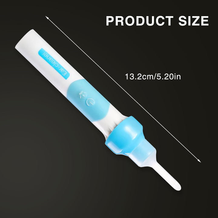 Oroclear Earwax Remover Adult, Electric Oroclear Ear Cleaner Kit Mit 2 Pcs Silicone Replacement Heads