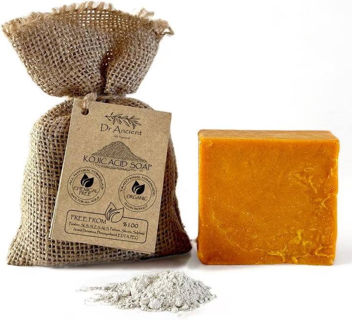 Sulphur Soap Bar, Best Sulfur Soap for Acne, Traditional Soaps for Oily Skin & Hair, anti Bacterial Sulfur Acne Treatment, Organic, Vegan, Pure Natural Handmade Acne Soaps