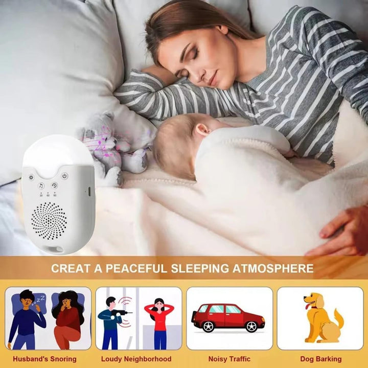 Noise Sleep Machine Baby Sleep Instrument Elderly/Adult Anxiety Insomnia Bedside Audio Player Sleep