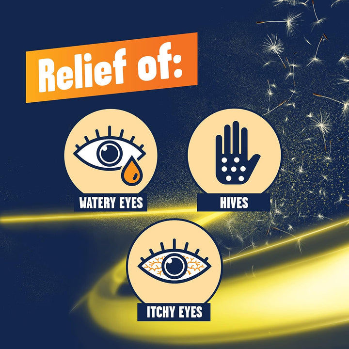 Allergy One a Day 10 Mg Tablets - Effective and Long-Lasting Relief from Hay Fever, Pet, Skin and Dust Allergies - 30 Count