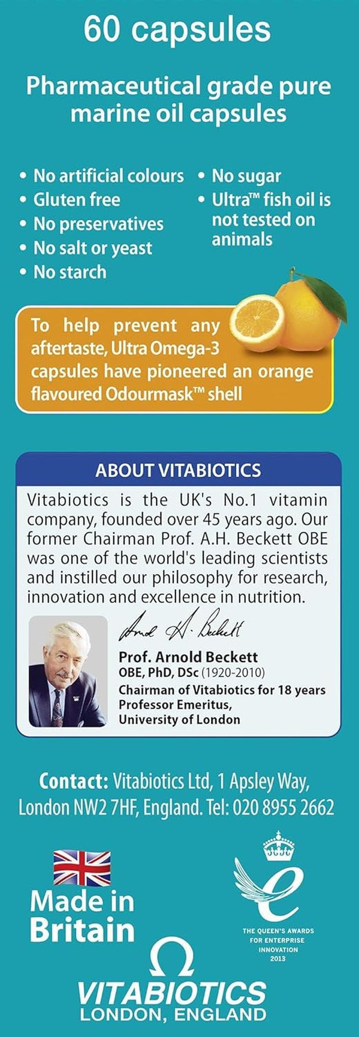 Ultra Omega 3 High Purity 60S