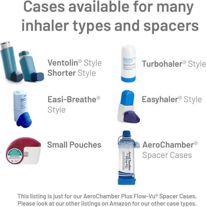 Spacer Cover in over 30 Designs – Vegan Leather Spacer Case for Kids and Adults – Handmade in England (Aint Easy Being Wheezy, Aerochamber plus Flow-Vu)