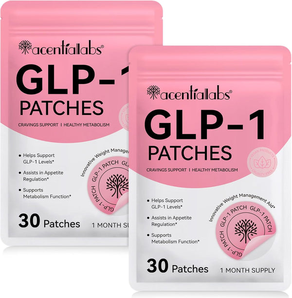 GLP-1 Patches 60 Count for Women & Men, Natural Ingredients Patches