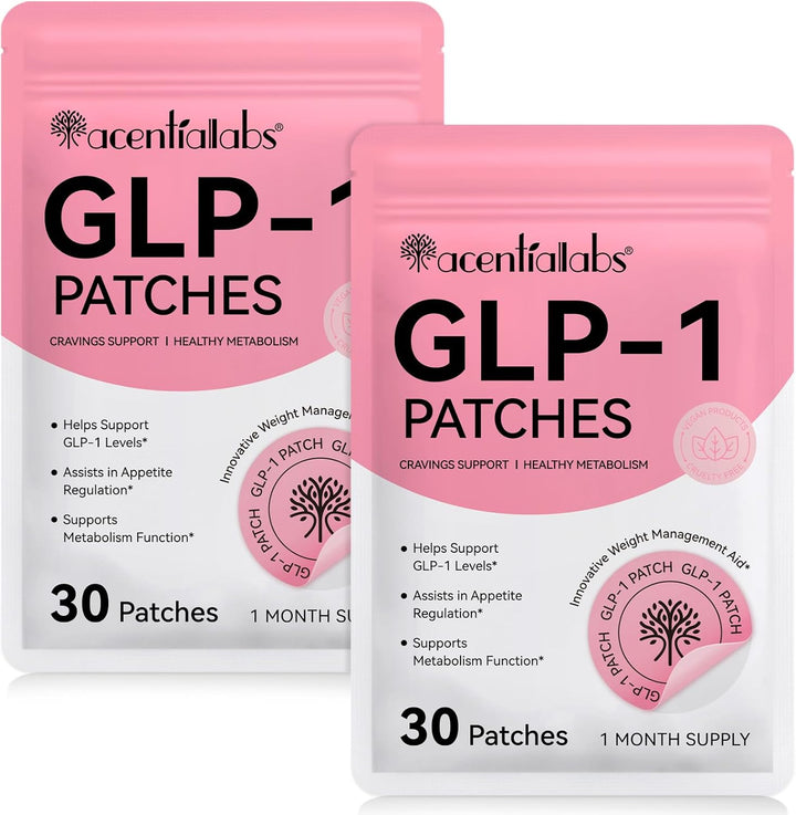 GLP-1 Patches 60 Count for Women & Men, Natural Ingredients Patches