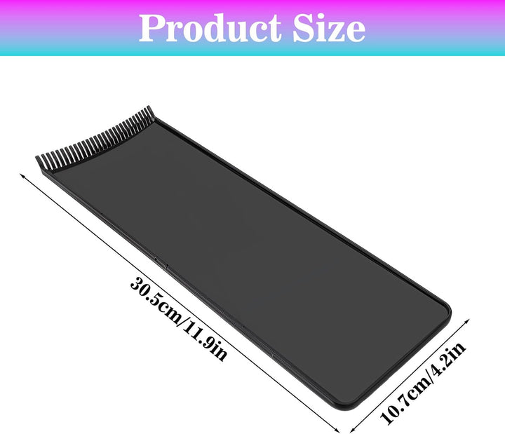 Balayage Board Highlighting Kit, Highlighting Board with Teeth, Lightweight Foiling Boards for Hair Dye Tools, Reusable Cooboard Hair Dying Tools for Barber Salon Hairstylist Hairs Dying Tool