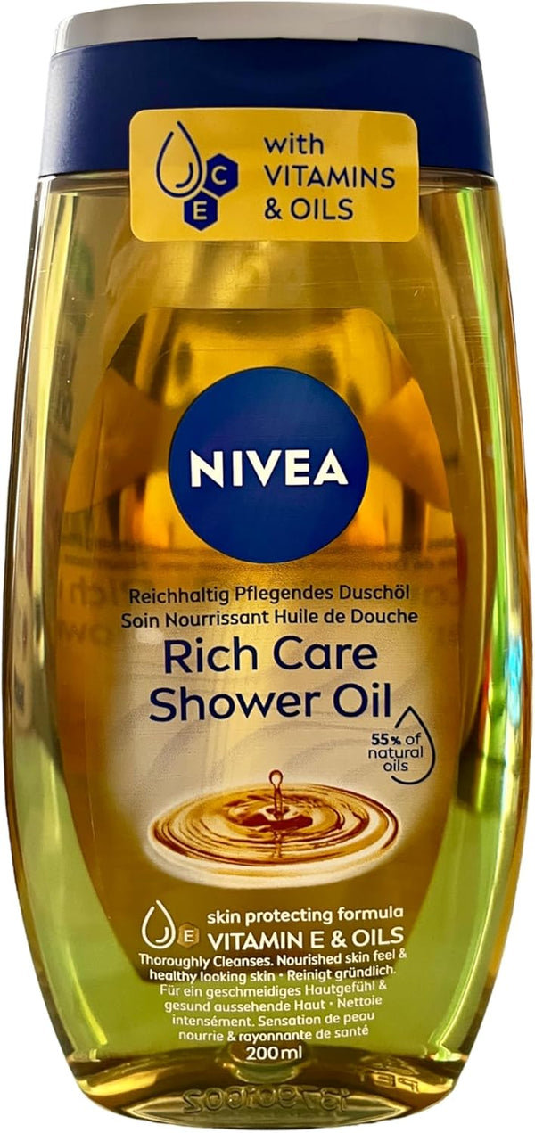 Shower Oil Natural Caring 200Ml from Germany