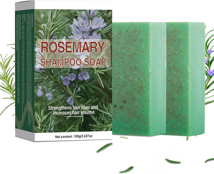 2 Pack Rosemary Hair Growth Shampoo, Thickening & Strengthening Shampoo with Hydrolyzed Keratin & Vitamin C, Nourishing and Moisturizing Formula for Women and Men