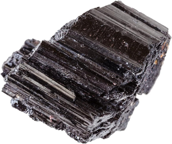 Black Tourmaline Raw Crystals, Large 1.25-2.0" Healing Crystals Natural Rough Stones Crystal for Tumbling, Cabbing, Fountain Rocks, Decoration, Polishing, Wire Wrapping, Wicca & Reiki