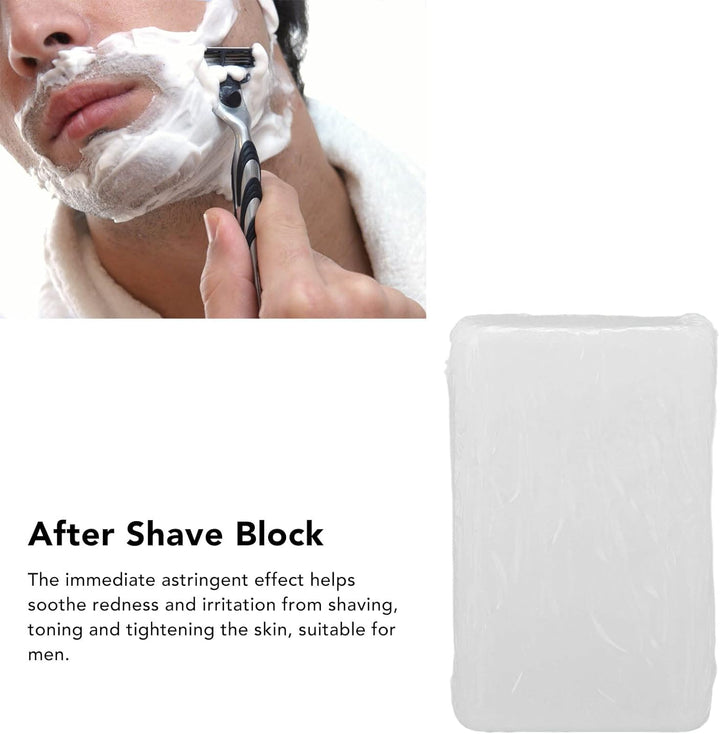 after Shave Alum Block, Home Travel Men'S after Shaves Portable Men Skin Soothing Post Shave Stone for Cuts Nicks