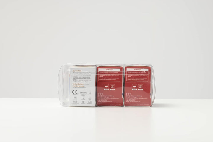 100Pcs (Safe Accu) Blood Sugar Test Strips + 100Pcs Twsit Lans., Diabetes Test Strips/Blood Glucose Test Strips Only for Safe Accu Blood Sugar Monitor (Safe Accu Strips- 100)