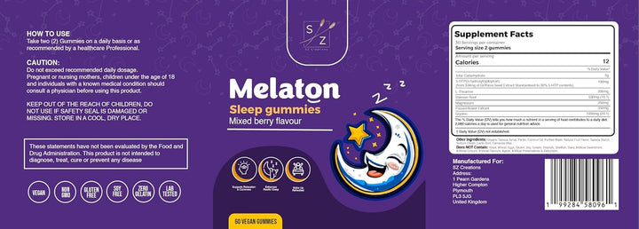 Melatonin Gummies Alternative X60 | Melatonin Gummies Precursor Sleep Aid | Deepsleep Formula Valerian Root, 5-HTP, Magnesium Glycinate, L-Theanine, Dark Fruit | Potent Melatonin Gummy Alternative