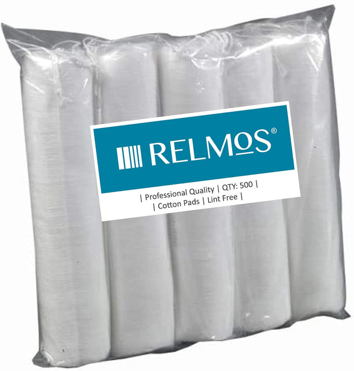 Cosmetic Lint Free Cotton Wool Pads Face Nails Non Fleecing Make up Manicure Pedicure (1 Pack (500))