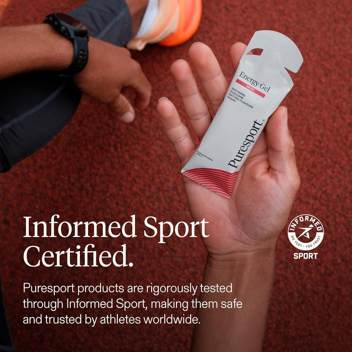 Energy Gels (Berry/6 Pack) | Fast-Release 30G Dualcarb Running Gels | Gentle on Stomach, Natural Flavours & Vegan | Simple Fuelling Energy Gel for Running, Recovery & Endurance Sports