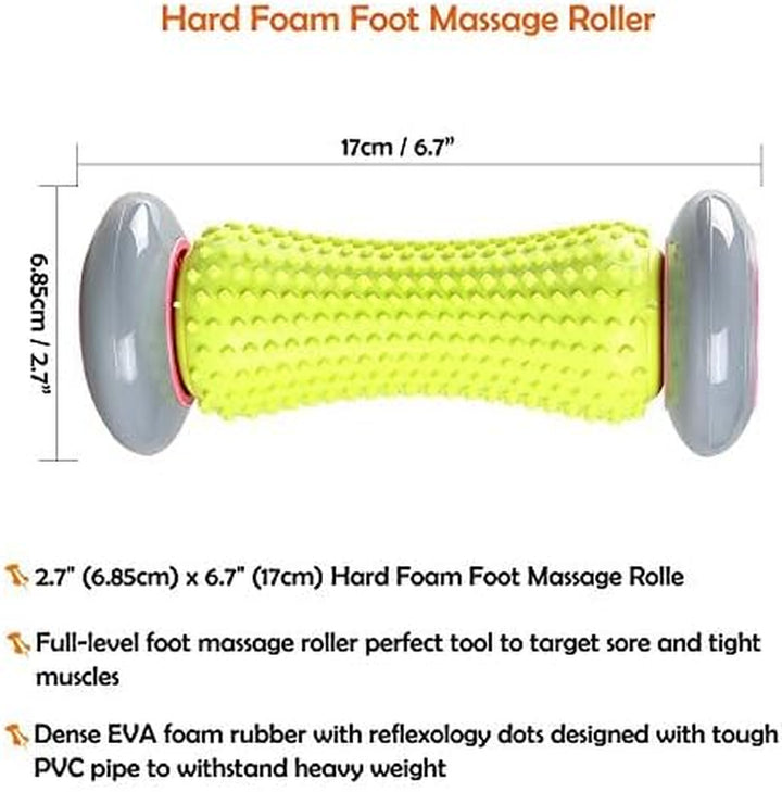 Foot Massage Roller, Muscle Roller Stick for Plantar Fasciitis Recovery and Tight Muscles Relax