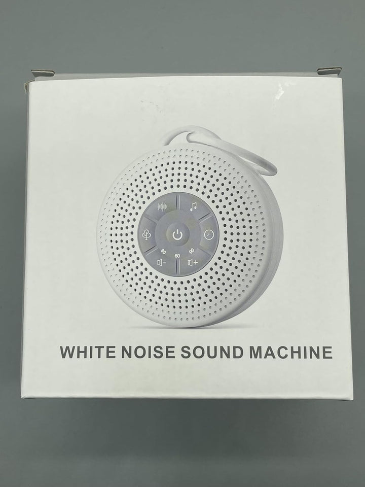 White Noise Machine Baby, Portable White Noise Machine for Adults with 2000Mah Battery, Rain Sound Machine with 21 Soothing Sounds, Sound Therapy with Timer and Volume Adjustment for Sleeping Nursery