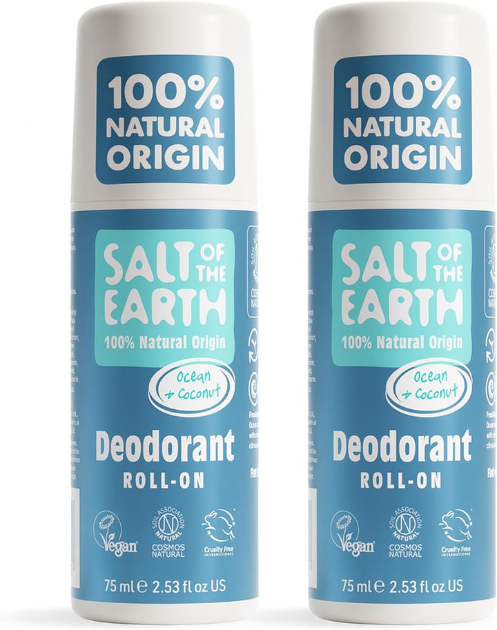 - Natural Deodorant Roll on - Lavender & Vanilla - Vegan Formula with Effective Long-Lasting Protection, Made in the UK - Suitable for Women, Men & Kids - 75Ml