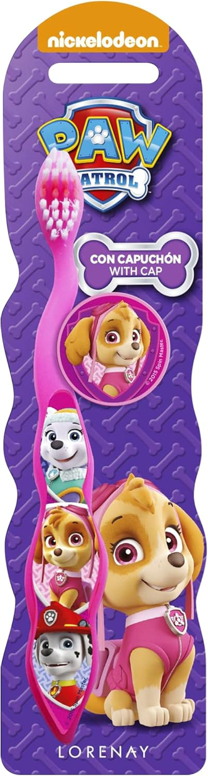 Disney Stitch Little Teeth Toothbrush for Kids with Soft Rounded Bristles, Comfortable Handle Grip and Protection Cap for Children Ages 3+