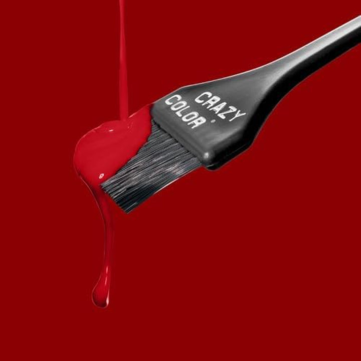 Vibrant Vermillion Red Semi-Permanent Hair Dye. Highly Pigmented Scarlet Red Conditioning & Oil Nourishing Vegan Formula | No Bleach or Ammonia | 100Ml