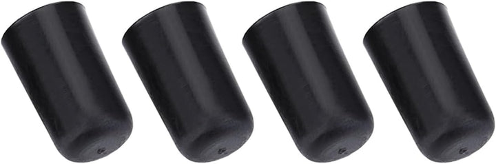 4Pcs Cello Endpin Tip Portable Cello Rubber Endpin Tip Protector End Cap Accessory Instrument Replacement Black